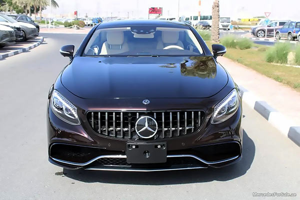 Image of a pre-owned 2015 black Mercedes-Benz S63 car
