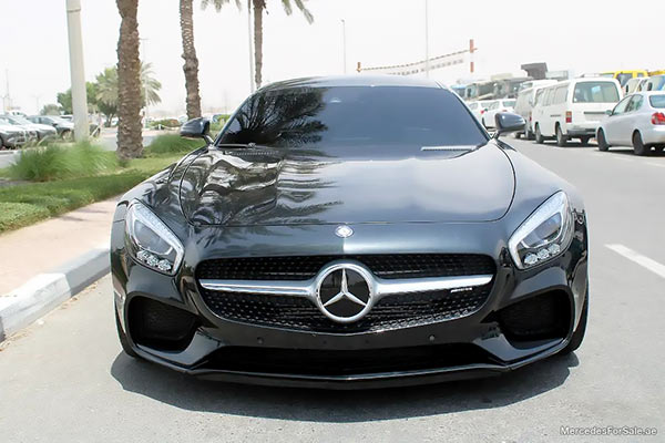 Image of a pre-owned 2016 grey Mercedes-Benz Gt car