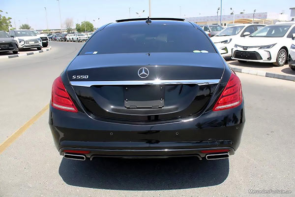 black 2015 Mercedes s550