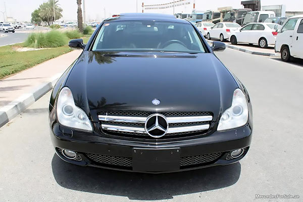 Image of a pre-owned 2009 black Mercedes-Benz Cls350 car