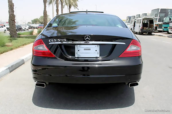 black 2009 Mercedes cls350