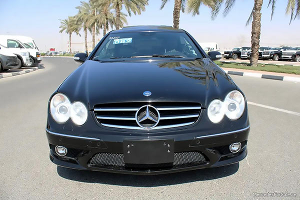 Image of a pre-owned 2006 black Mercedes-Benz Clk55 car