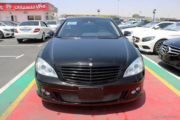 Image of a pre-owned 2006 black Mercedes-Benz S550 car