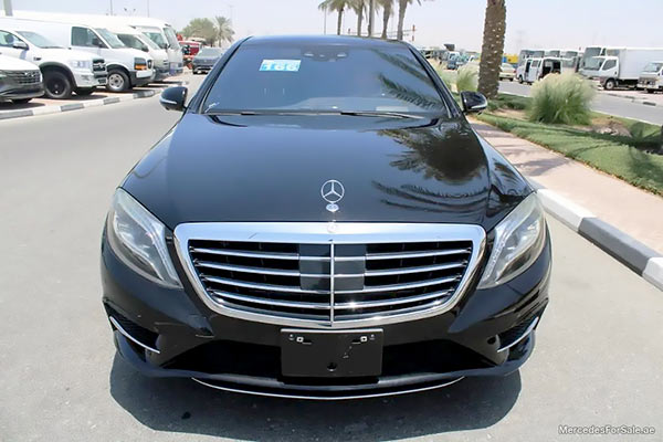 Image of a pre-owned 2015 black Mercedes-Benz S550 car