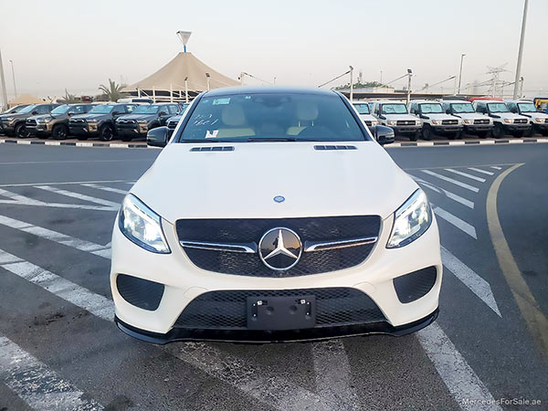 white 2017 mercedes gle43 suv rwd