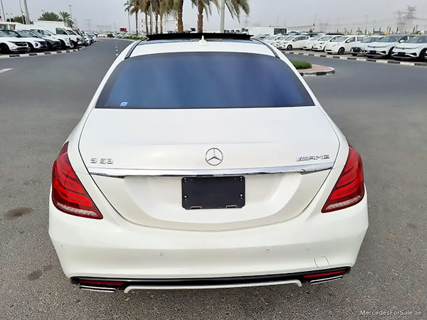 white 2014 Mercedes s550