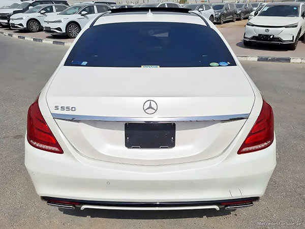 white 2015 Mercedes s550