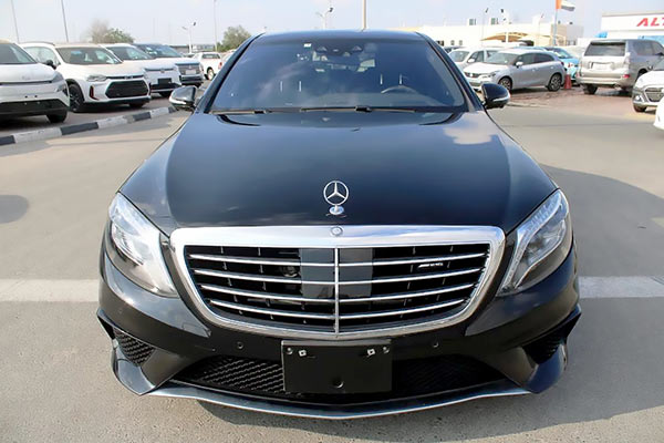 Image of a pre-owned 2017 black Mercedes-Benz S63 car