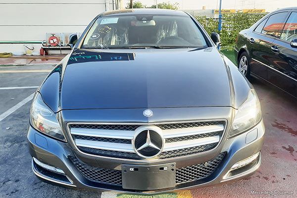 Image of a pre-owned 2012 grey Mercedes-Benz Cls350 car
