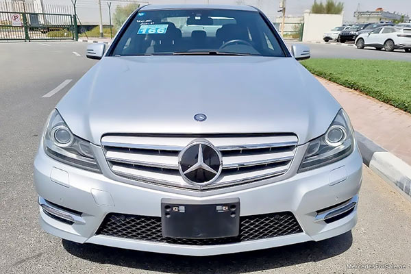 Image of a pre-owned 2014 silver Mercedes-Benz C350 car