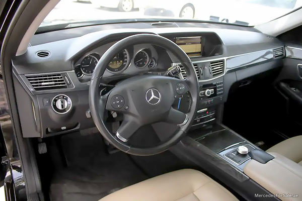 black 2012 Mercedes e300
