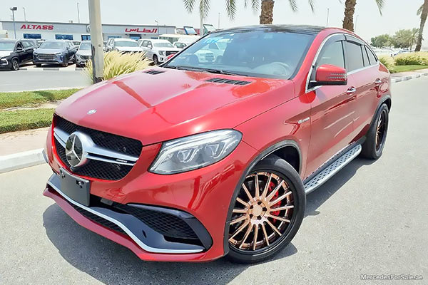 red 2017 Mercedes gle63s