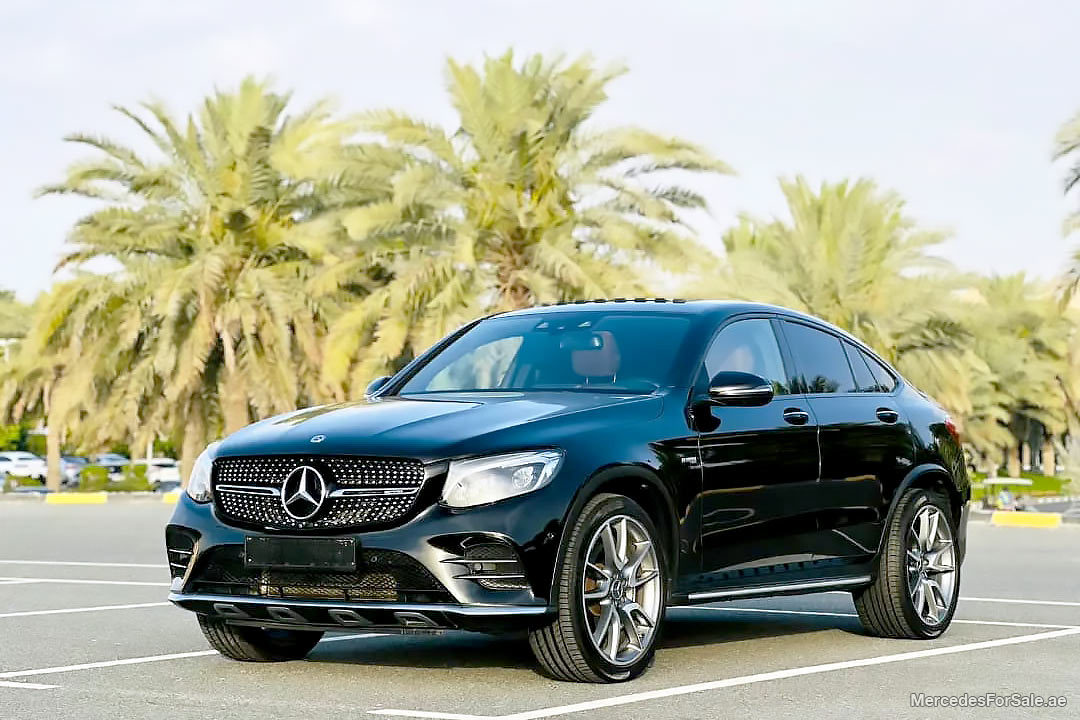 black 2018 Mercedes glc43