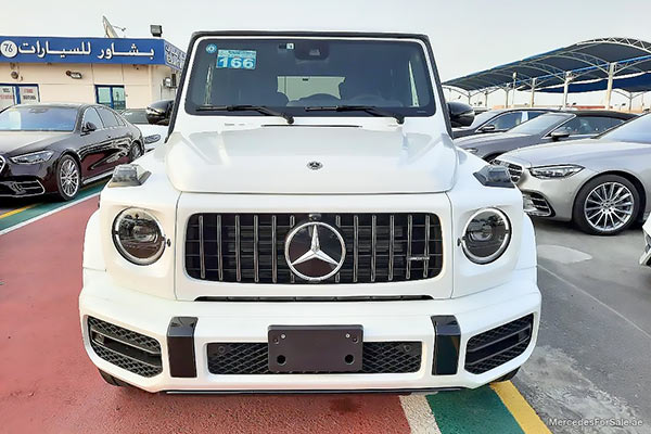 Image of a pre-owned 2023 white Mercedes-Benz G63 car