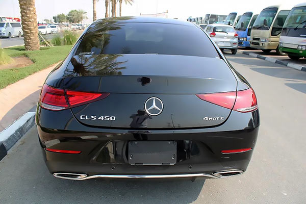 black 2019 Mercedes cls450