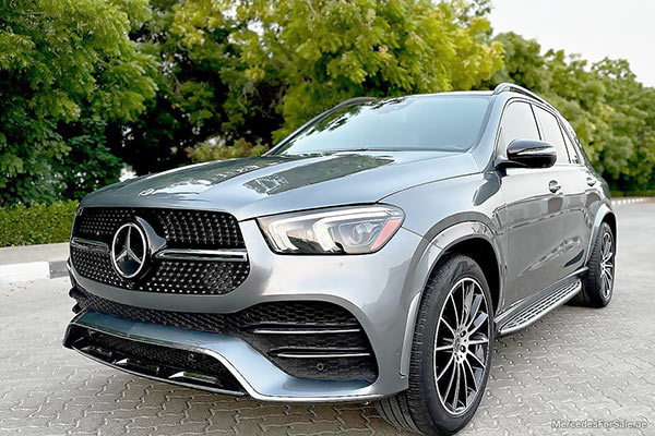 Image of a pre-owned 2021 grey Mercedes-Benz Gle350 car