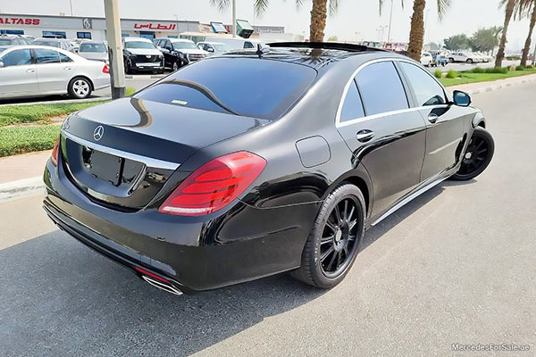black 2014 Mercedes s550