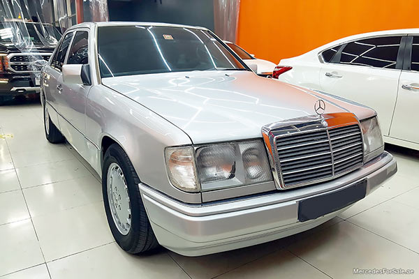 Image of a pre-owned 1993 silver Mercedes-Benz E320 car