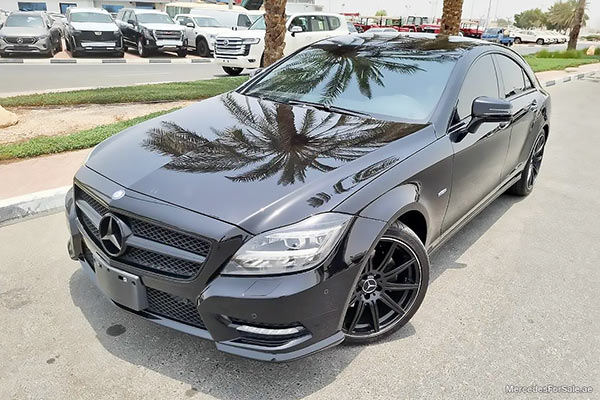 Image of a pre-owned 2012 black Mercedes-Benz Cls350 car