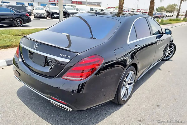 black 2018 Mercedes s560