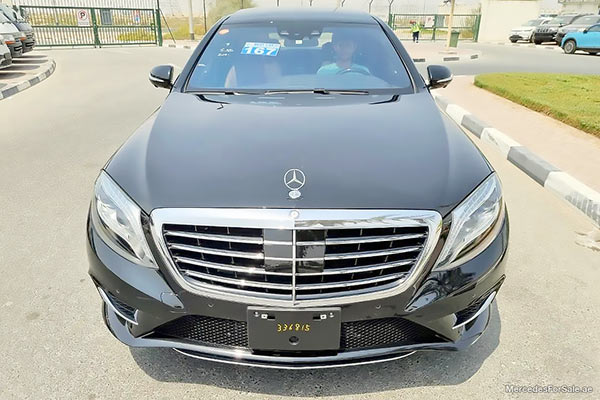 Image of a pre-owned 2014 black Mercedes-Benz S550 car