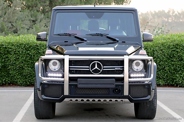 Image of a pre-owned 2017 black Mercedes-Benz G63 car