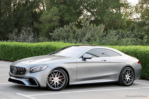 Image of a pre-owned 2020 grey Mercedes-Benz S500 car