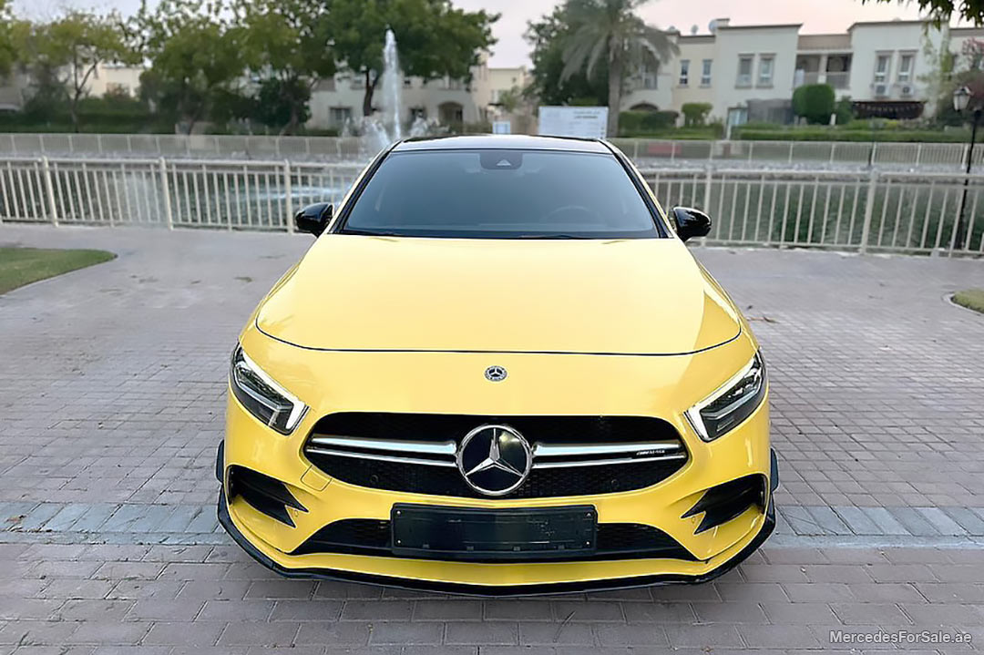 gold 2020 Mercedes a35