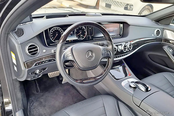 black 2015 Mercedes s550l