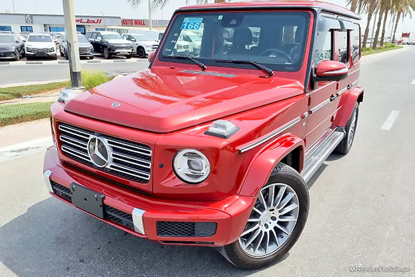 Image of a pre-owned 2019 red Mercedes-Benz G550 car
