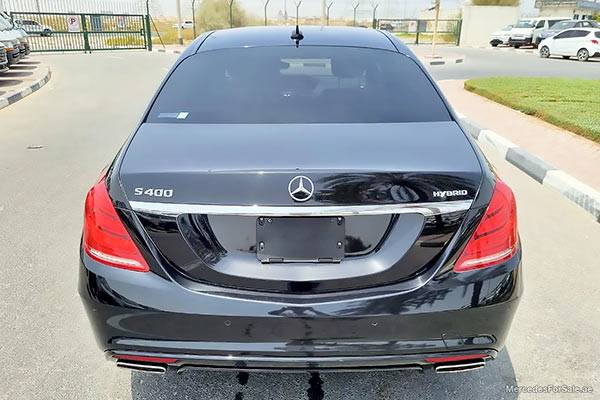 black 2015 Mercedes s400