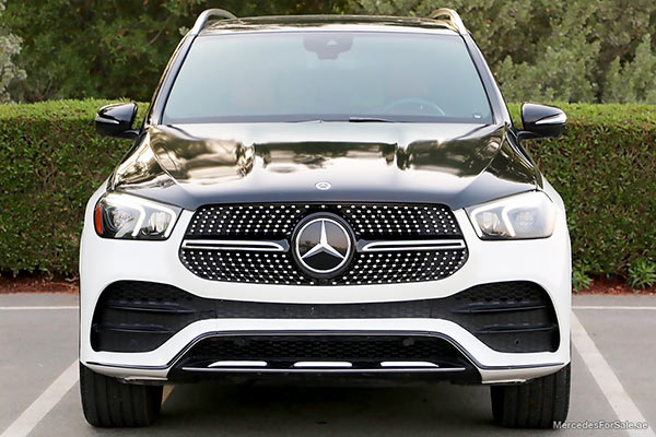 Image of a pre-owned 2022 white Mercedes-Benz Gle350 car