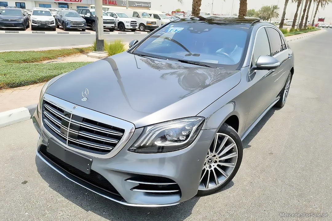 grey 2020 Mercedes s560