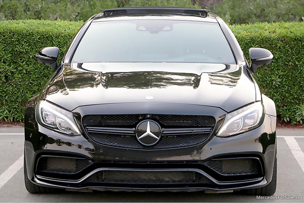 Image of a pre-owned 2017 black Mercedes-Benz C63S car
