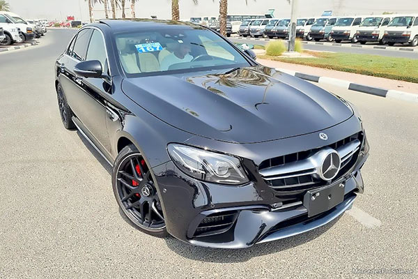 Image of a pre-owned 2018 black Mercedes-Benz E63S car