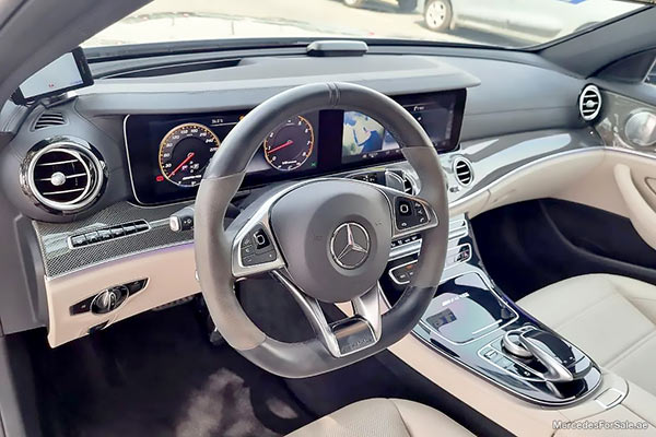 black 2018 Mercedes e63s