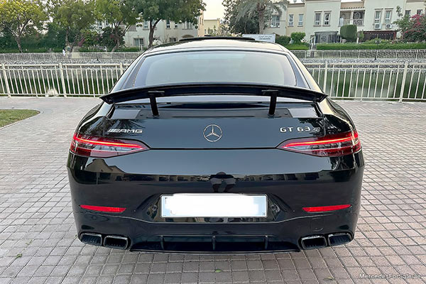 black 2019 Mercedes gt63s
