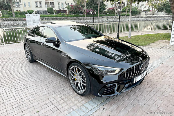 black 2019 Mercedes gt63s