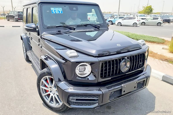 Image of a pre-owned 2021 black Mercedes-Benz G63 car