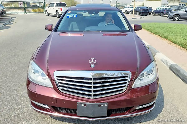 Image of a pre-owned 2011 red Mercedes-Benz S350 car
