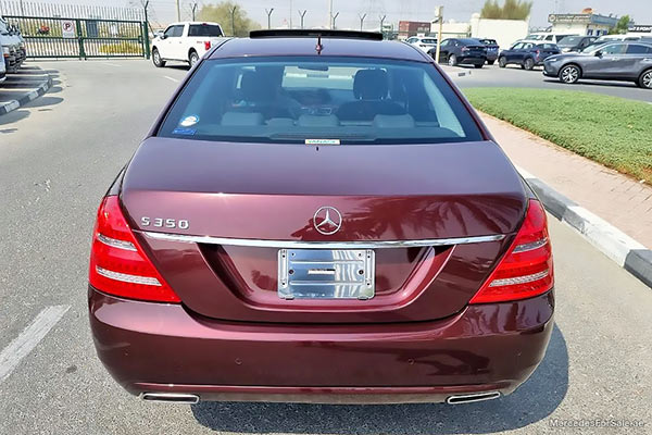 red 2011 Mercedes s350