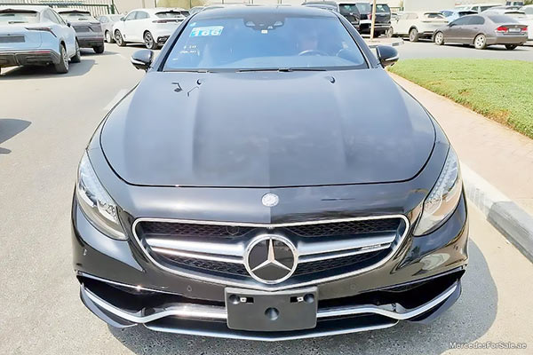 black 2016 Mercedes s63