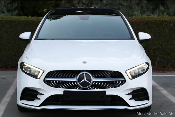 white 2019 Mercedes a250