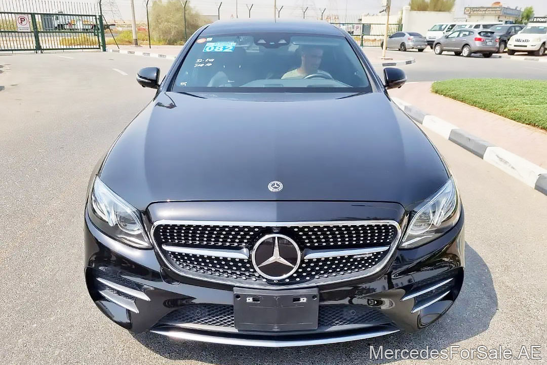 black 2018 Mercedes e43