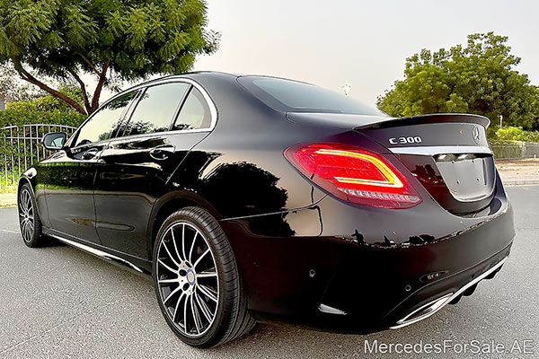 black 2020 Mercedes c300