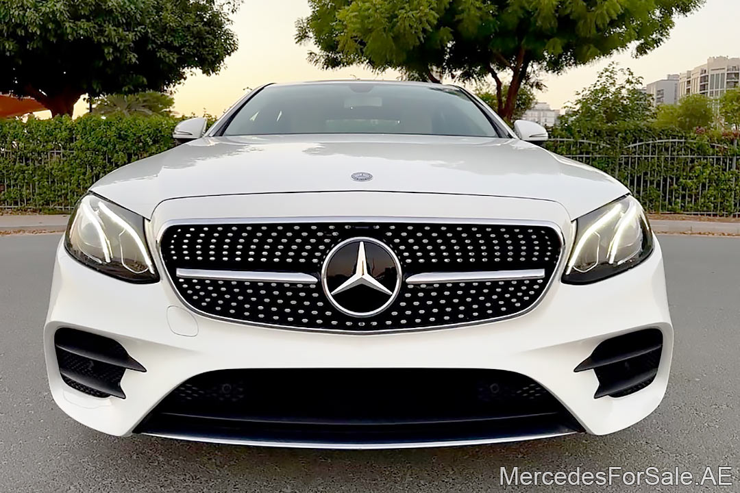 white 2017 Mercedes e300
