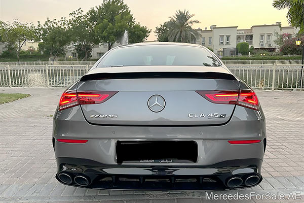 grey 2020 Mercedes cla45