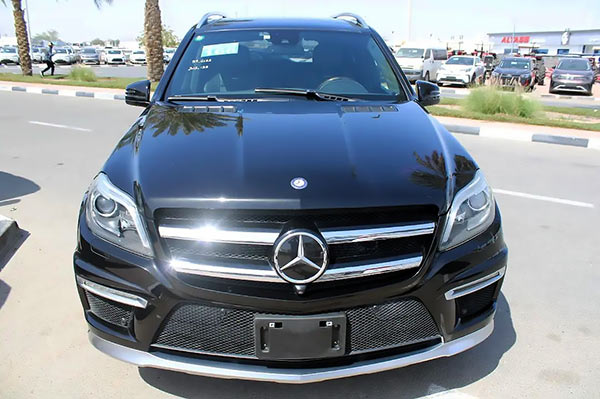 black 2015 Mercedes gl63