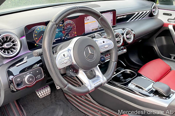silver 2020 Mercedes a35