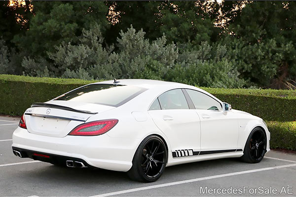 white 2012 Mercedes cls63